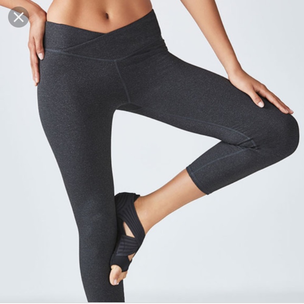 Charcoal heather Fabletics Capri